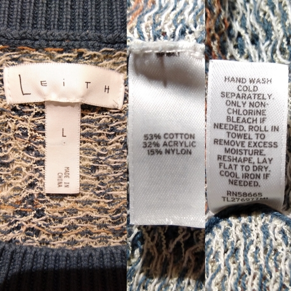 Leith Sleeveless Geometric Knit Tank - Picture 8 of 8